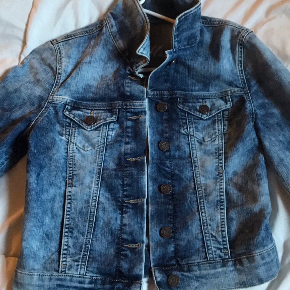 Jean jacket faded wash
